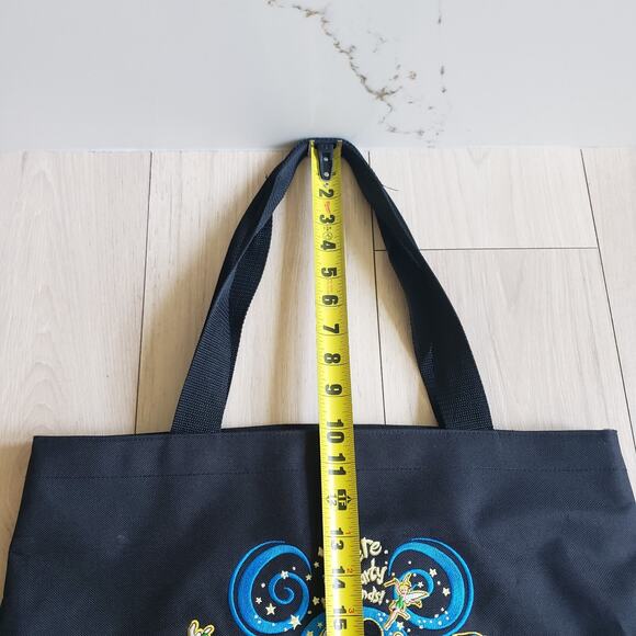 Walt Disney World Tote Bag Black Large 2005 Where the Party Never Ends Rare - Picture 8 of 9